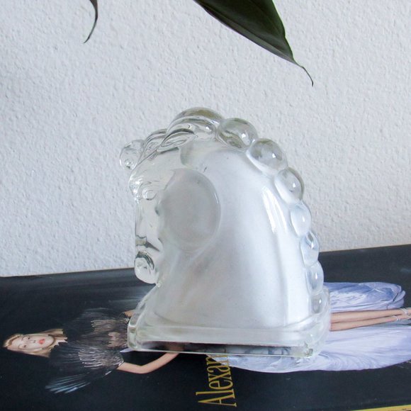 Artisan Style Classic Glass Horse Sculpture Figurine Statue Decorative Art - Picture 2 of 11